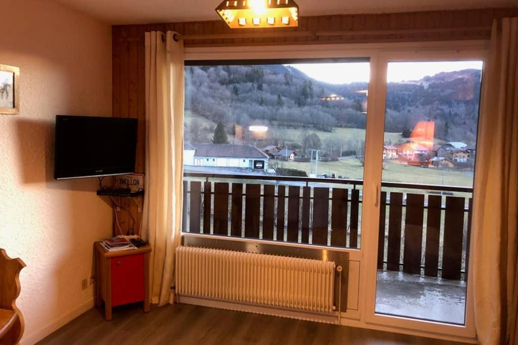 Studio Agreable Et Cosy Avec Vue Sur Les Memises Thollon-les-Memises Eksteriør billede